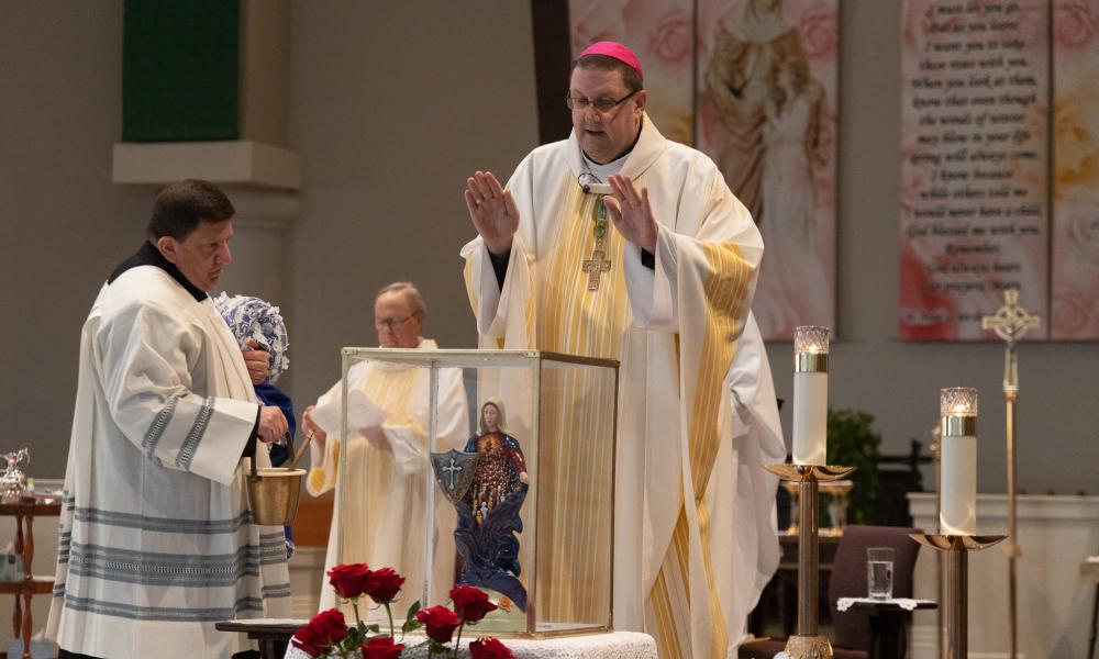 Image of Our Lady Blessed by Bishop Parkes