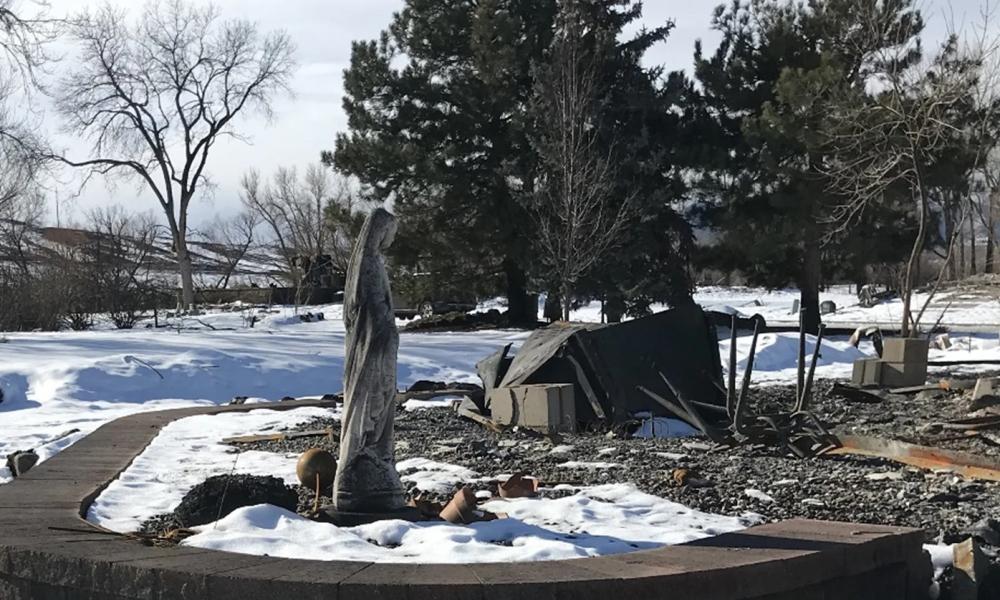 Blessed Mother Statues Still Stand at Colorado Family Home Destroyed by Fire