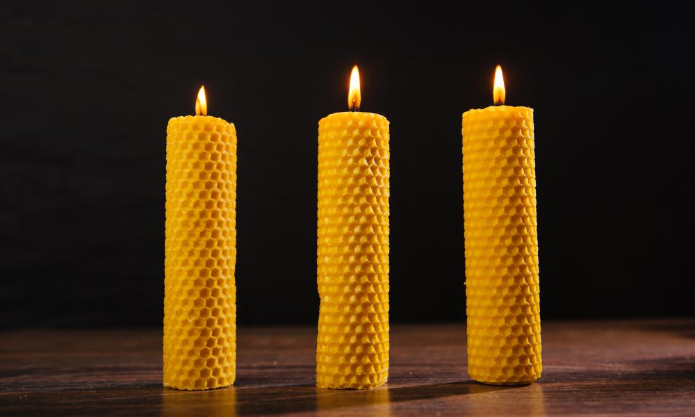 Three Days of Darkness Beeswax Candle