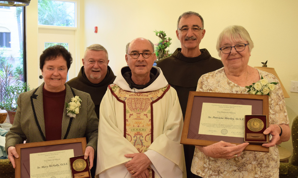 GCC- Franciscans Honored  