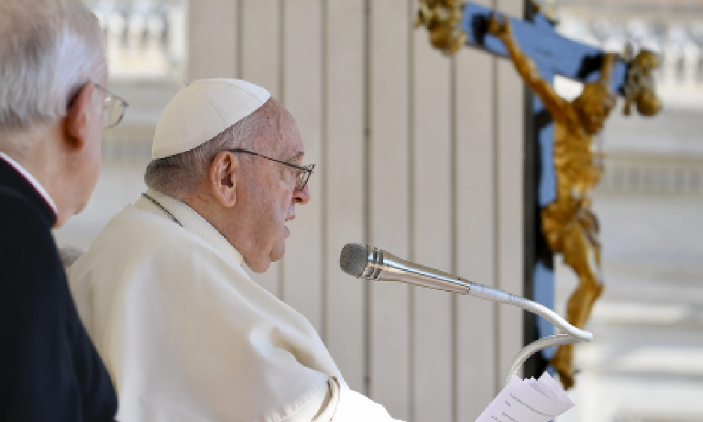 Pope Francis spoke about his recent trip to Mongolia during the general audience in St. Peter's Square