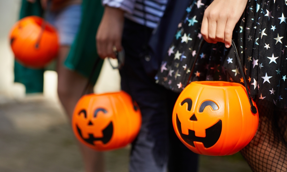 Children Trick-Or-Treating