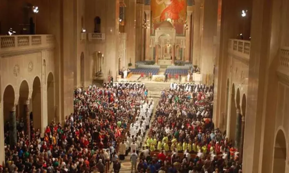Opening Mass at the National Prayer Vigil for Life | Photo by CNA