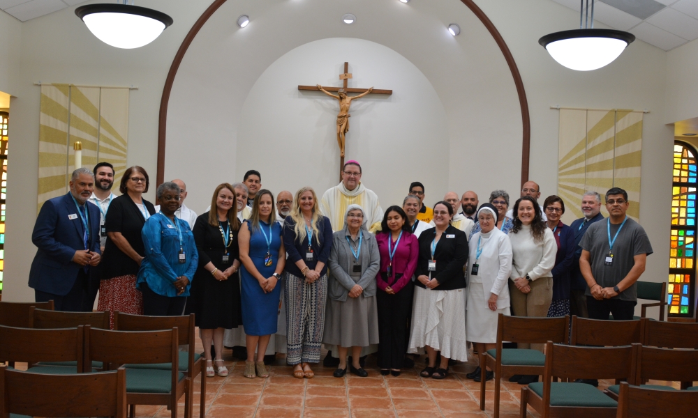 The Diocese of St. Petersburg hosted a gathering for church leaders from across Florida to discuss ways to improve ministry to Hispanics and implement the National Pastoral Plan for Hispanic/Latino Ministry created by the U.S. Bishops