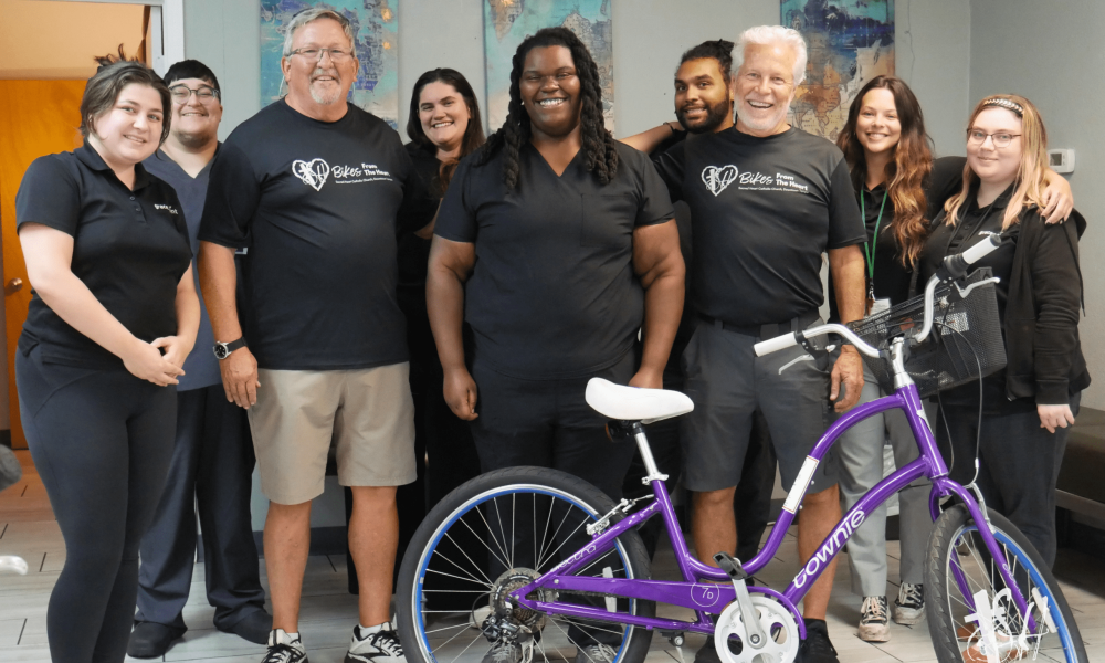 Bikes from the Heart Donates 1,000th Bike | Photo from Bikes from the Heart.