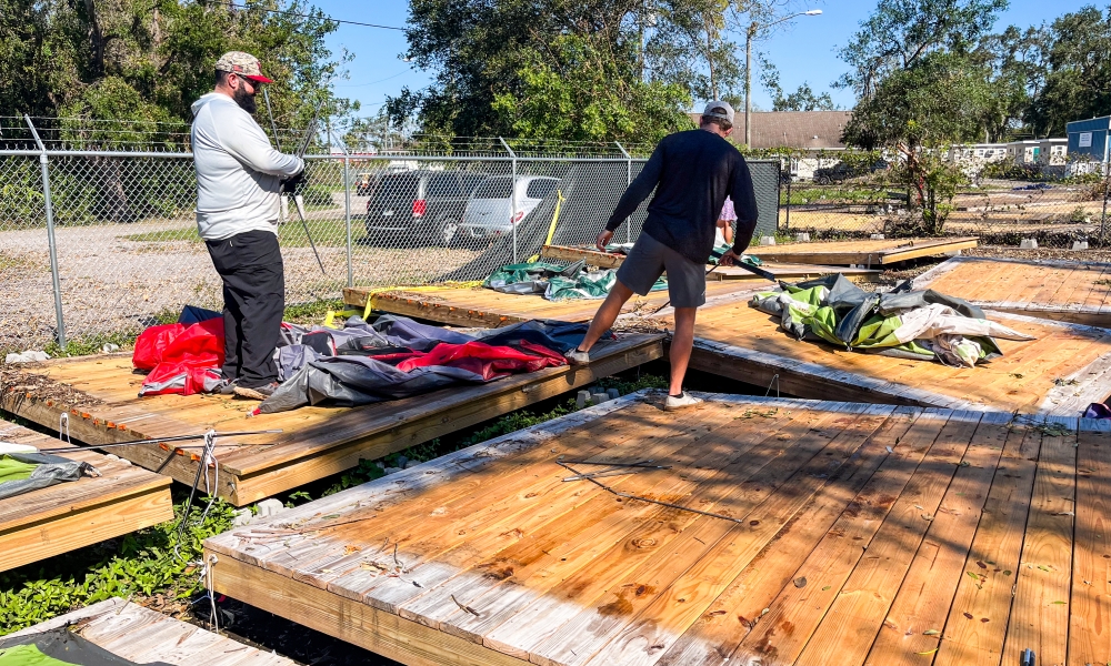 Fr. Chucka and Young Adult Pinellas Hope