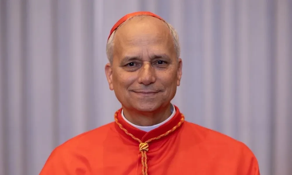 Cardinal Robert Francis Prevost. Credit: Daniel Ibañez/CNA