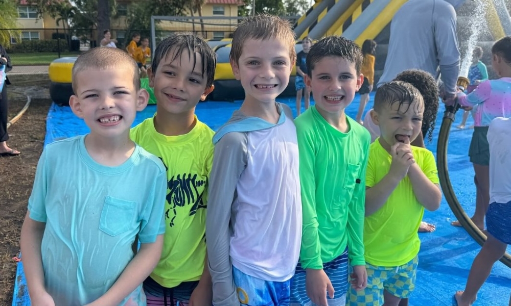 Students at the Cathedral School of St. Jude celebrate the end of the school year with Fun in the Sun. | Courtesy photo.