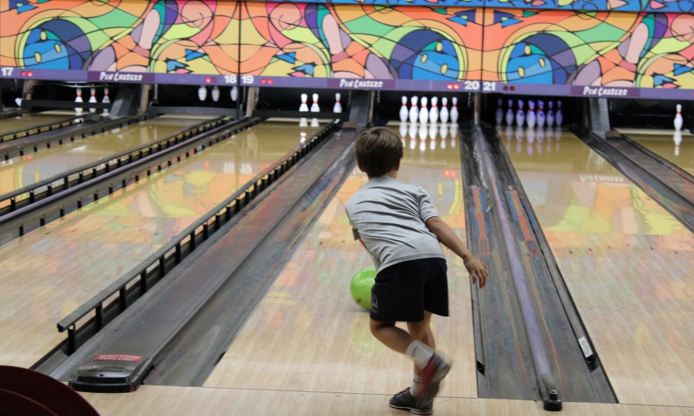 Students from St. Lawrence Catholic School celebrate the end of the school year at the bowling alley. | Courtesy photo.