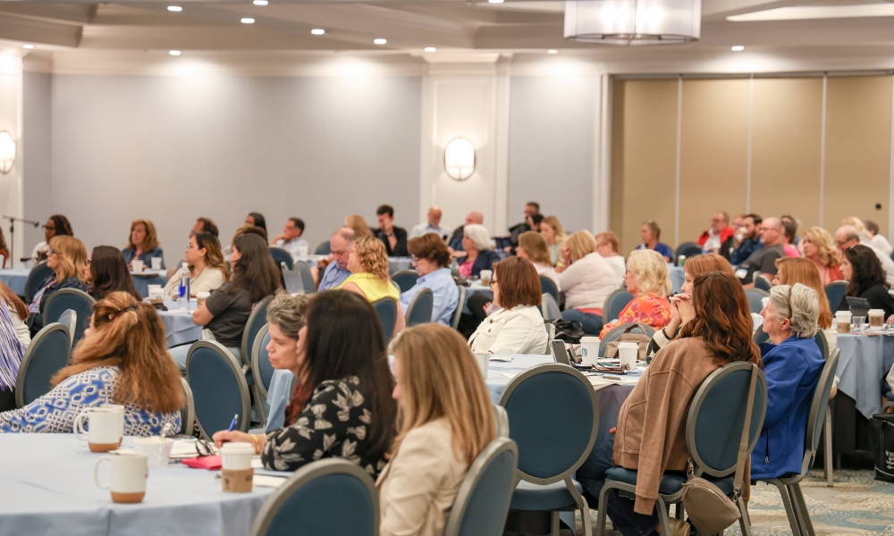 At the 2025 Child and Youth Protection Catholic Leadership Conference, participants listen to and learn from a variety of presenters about the best ways to protect our youth and vulnerable adults. | Photo by Keishla Espinal