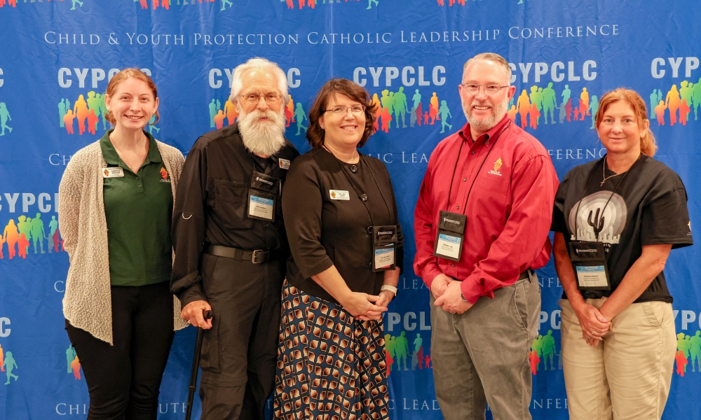 Members of diocesan staff were present at the 2025 Child and Youth Protection Catholic Leadership Conference