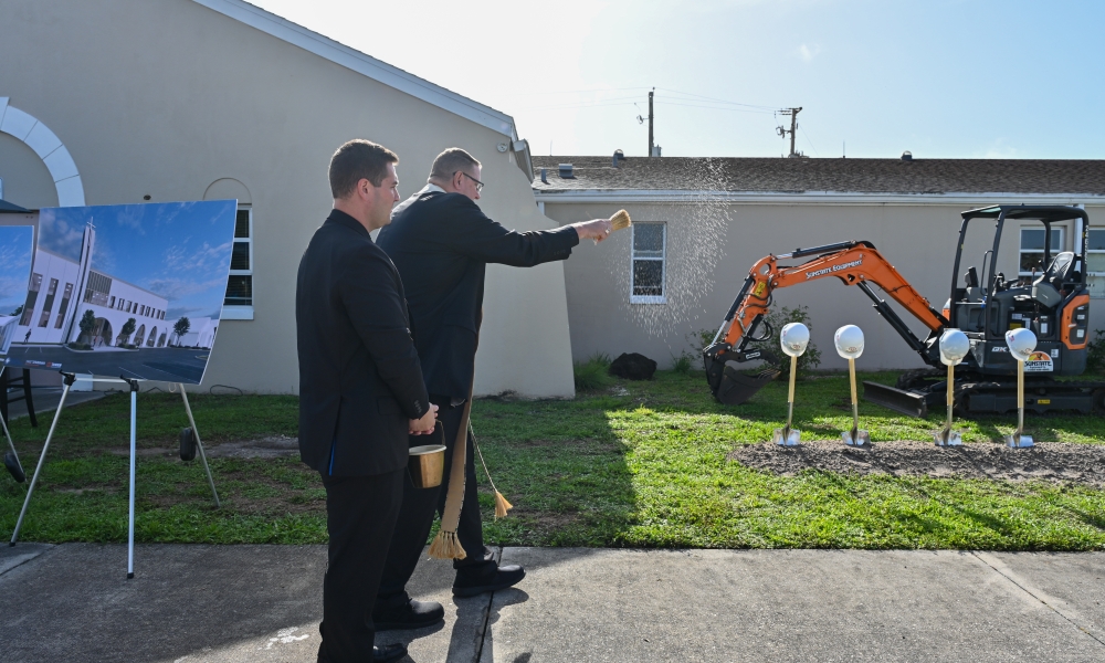 Mater Dei Catholic School groundbreaking