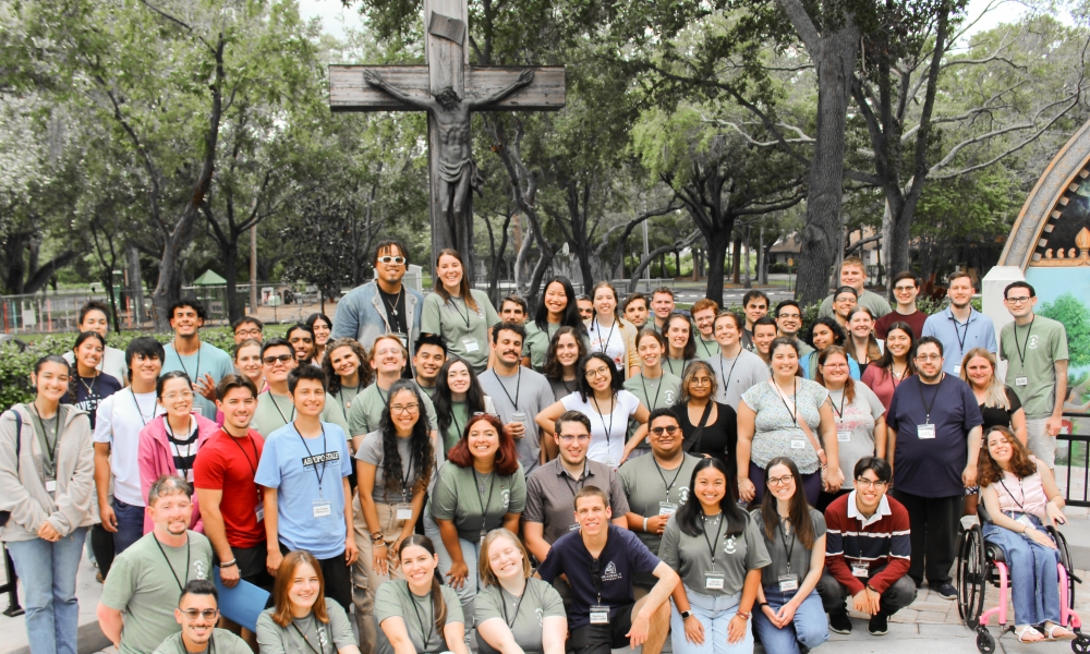 Over 60 young adults gather at St. Paul Catholic Church