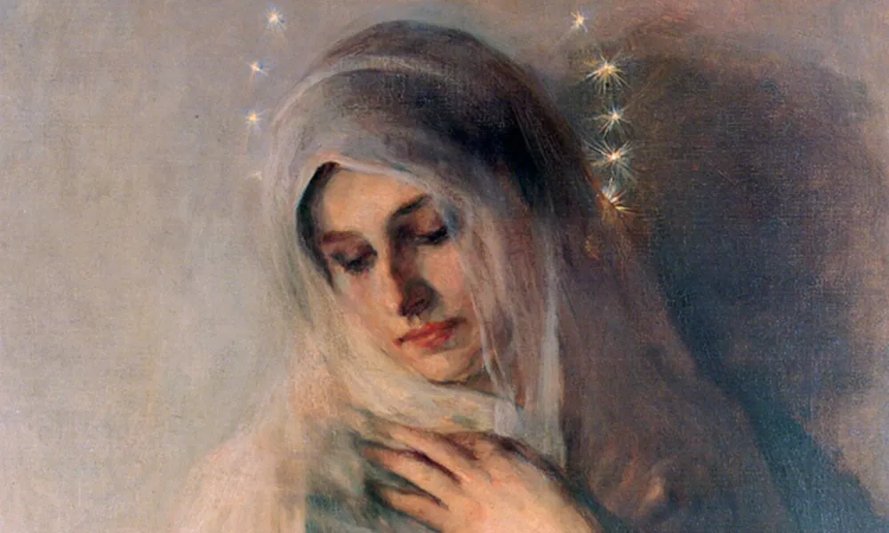 Pope Leo XIV encouraged a mother to rely on the Virgin Mary as she raises her daughters in the faith.