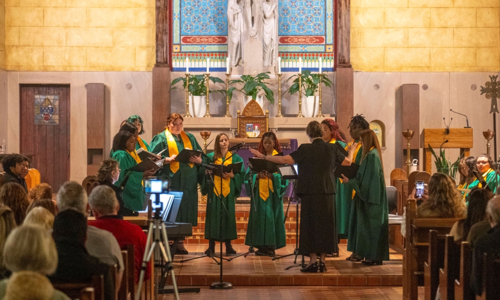 Saint Leo University students and faculty will perform at the Pilgrims of Hope Jubilee 2025 Concert, 7 p.m., October 8, at the Saint Leo Abbey Church.