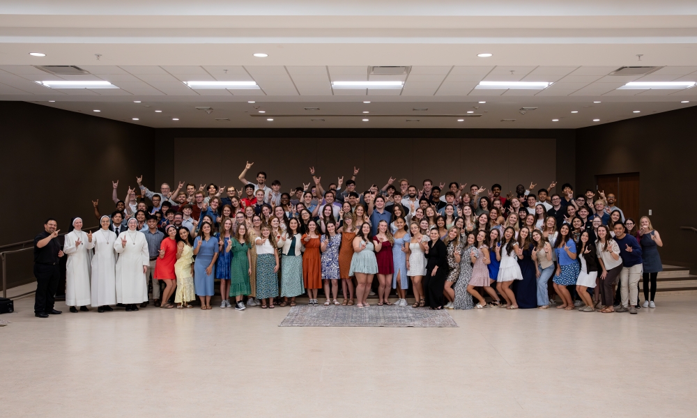 group photo USF retreat