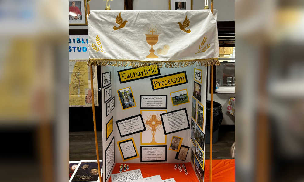 Eucharistic procession poster