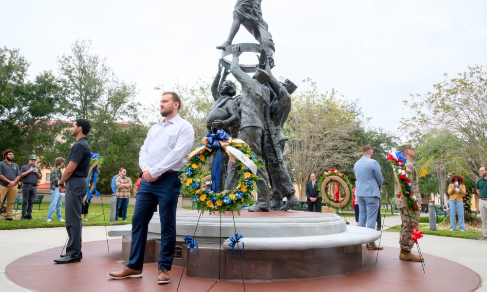 Saint Leo University honors its student-veterans during a campus veterans appreciation event in November.