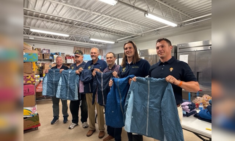 Knights of Columbus with coats