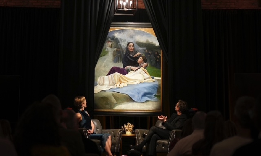 Widow of Nain painting