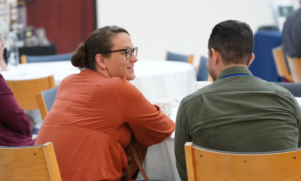 A couple at Together in Holiness Conference