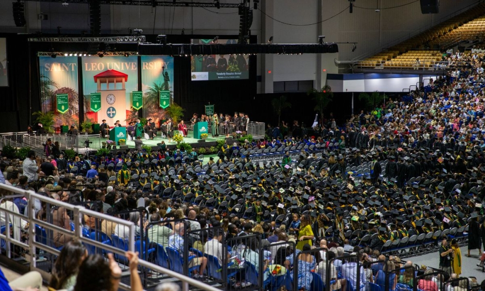 2025 Saint Leo University commencement ceremony