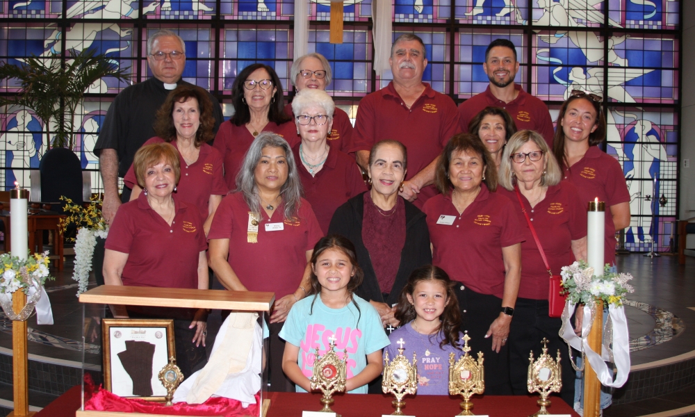 Parish staff and relics