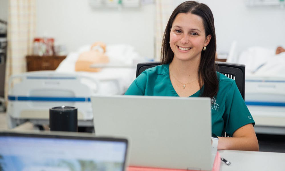Saint Leo University nursing student | Photo courtesy of Saint Leo University.