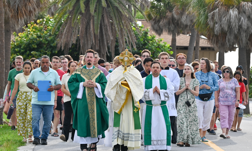 Procession at Bible on the Beach