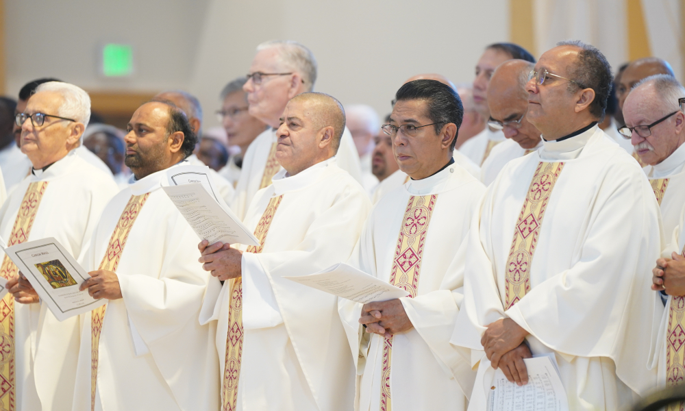 Chrism Mass priests