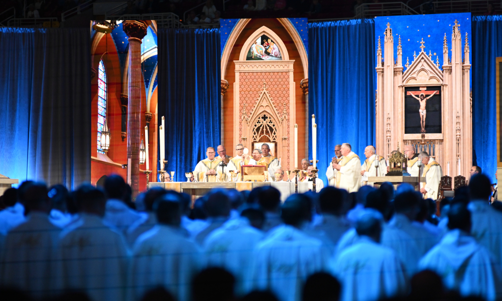 Cardinal Tagle celebrated the Mass for the Beatification of Fulton Sheen. Over 1,000 priests, bishops, and cardinals concelebrated. | Photo by Brittany DeHaan.