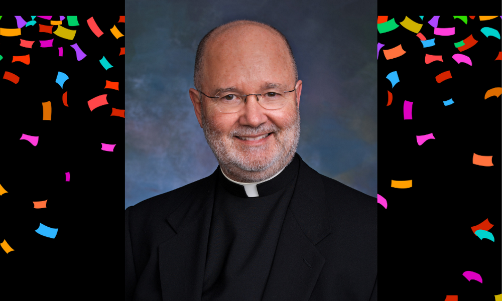 Monsignor Ronald Aubin, J.C.L. Receives Father Luis de Cancer Distinguished Priestly Service Award