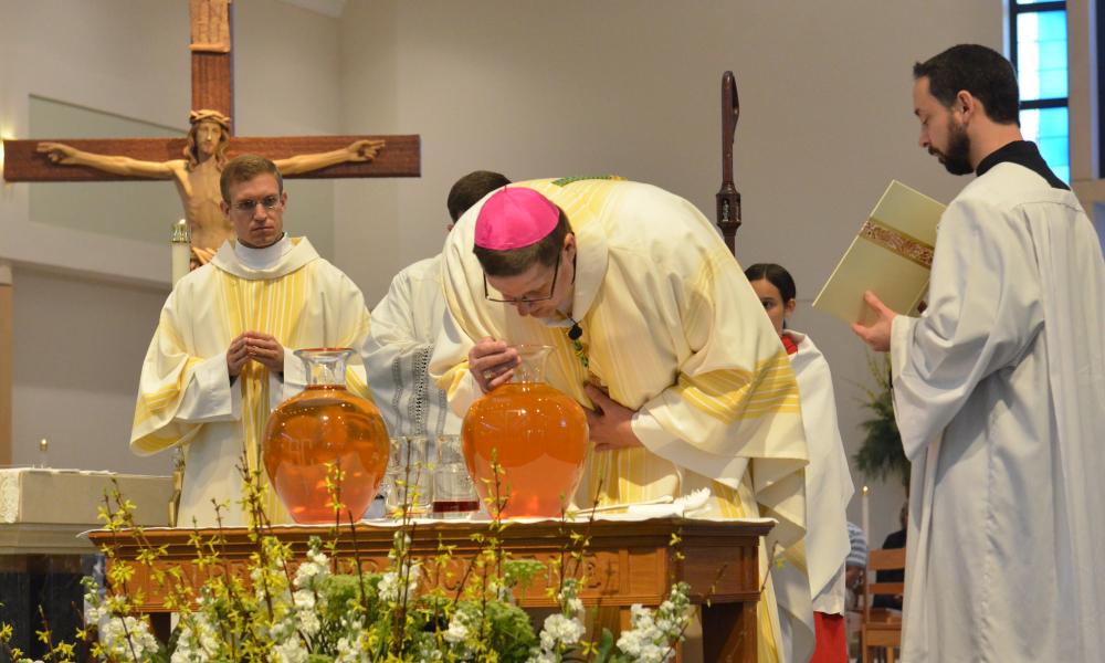 Bishop Gregory Parkes to Celebrate Annual Chrism Mass on Tuesday, April 12