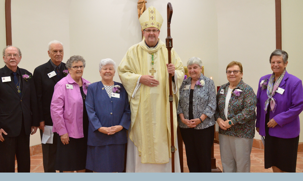 religious with Bishop Parkes on December 9, 2022
